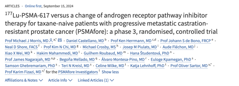 177Lu-PSMA-617 offers a new treatment alternative - APCCC